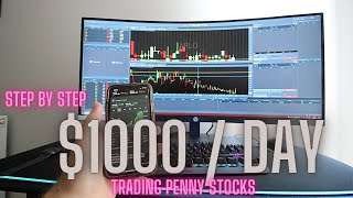 How To Make $1000  Day Trading The Stock Market (Penny Stocks)