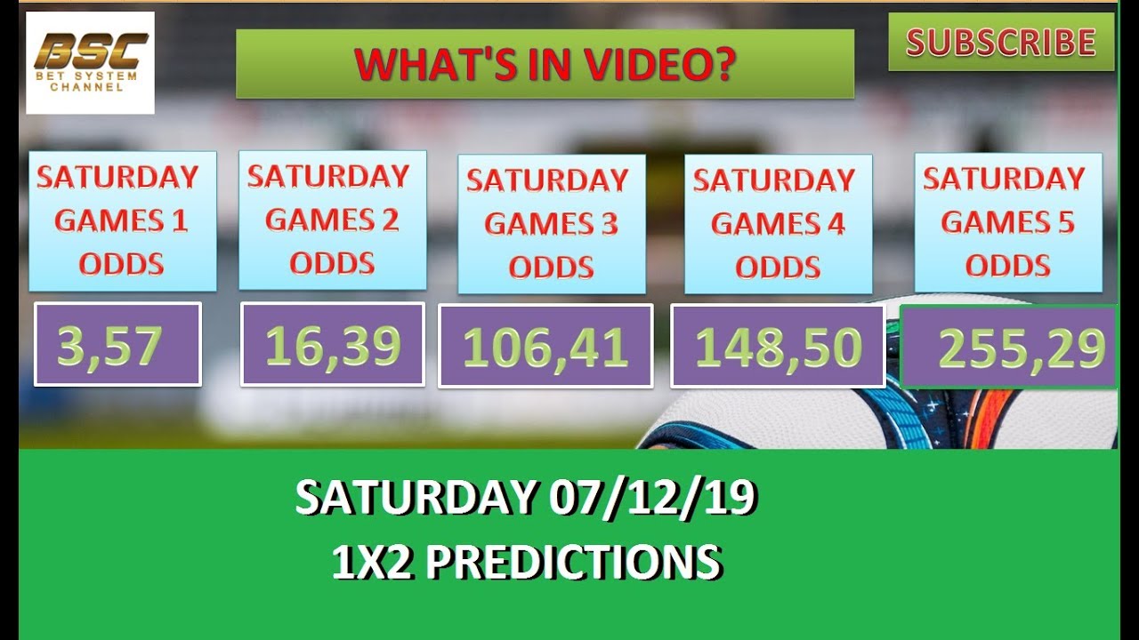 TODAY'S 1X2 FOOTBALL BETTING PREDICTIONS - SOCCER TIPS - FIXED ODDS ...