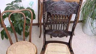 Caning a Round Back Chair