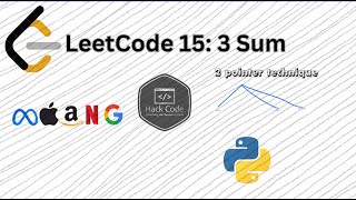 Mastering Amazon Question | LeetCode 15: Solution to 3 Sum | MAANG | Python | Interview | Hack Code