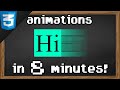 Learn CSS animation in 8 minutes 🎞️