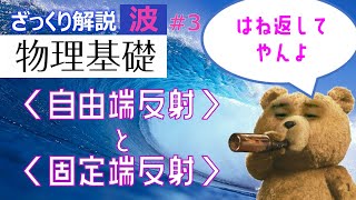 【波】＃3 自由端反射・固定端反射