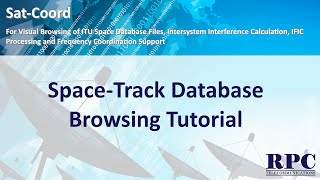 Sat-Coord: Space Track Database Browsing Tutorial