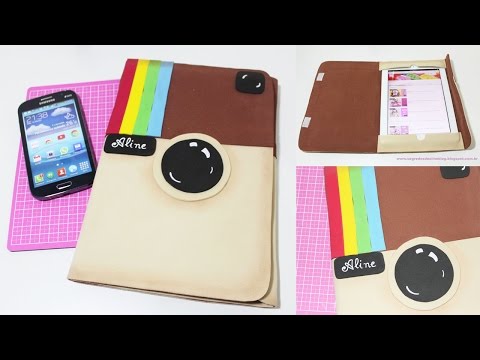 DIY - Como Fazer Capa para Ipad ou Tablet com logo do Instagram DIY - Como Fazer Capa para Ipad ou Tablet com logo do Instagram