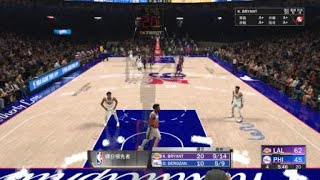 NBA 2K20　Kobe三夾內皆空擋