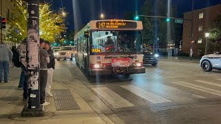 CTA Bus Ride 147 Outer Drive Express From Red Line To Superior CTA New Flyer D40LF 2008 #1780