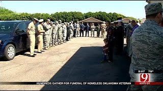 Hundreds Gather For Funeral Of Homeless Oklahoma Veteran