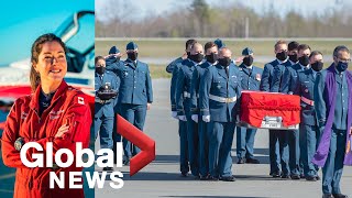 CF Snowbirds Capt. Jenn Casey homecoming ceremony and procession | FULL