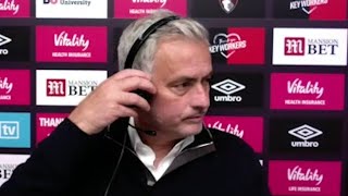 Jose Mourinho Walks Out Press Conference After Getting Frustrated With Technical Difficulties