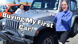 Car Shopping! | Bought First Car