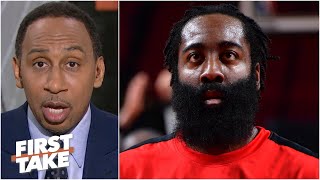James Harden 'wants out by any means necessary' - Stephen A. on Harden and the Rockets | First Take