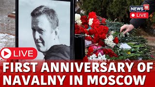 Live From The Cemetery In Moscow | Putin's Critic Alexei Navalny Death Anniversary LIVE | N18G