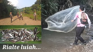 tuirial hnar rialteah len kan deng...net fishing at rialte river