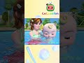 JJ floats in the CoComelon pool! 🏊‍♂️ | 🔤 Moonbug Subtitles 🔤| #shorts #subtitles #nurseryrhymes