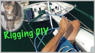 DIY Back Stay Replacement w/ Norseman Fitting & Mechanical Terminals - PC Sailing #7