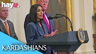 Kim Kardashian Speaks At The White House! | Season 17 | Keeping Up With The Kardashians