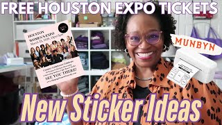 [83]FREE Expo Tickets and Business Stickers Ft. Munbyn RealWriter 402B|The Fabric Beautique®