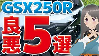 【GSX250R】良かったこと悪かったこと5選！【モトブログ】