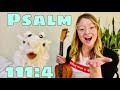 Psalm 111:4 Bible Memory Verse Song By Psalmist Laura feat. Lilly the Llama