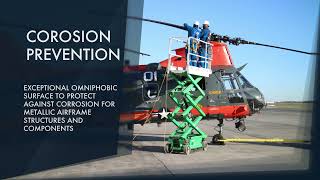 AeroPel Nanocomposite Protective Layer Application | H-46 Sea Knight Helicopter Application