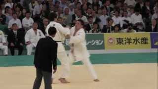 七戸龍 VS 猪又秀和　二回戦 2012 全日本柔道選手権大会