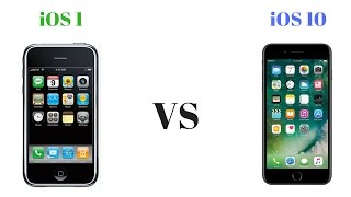 iOS 1 VS iOS 10 (iPhone 2G/iPhone 7 Plus)