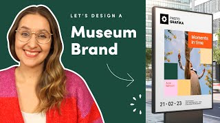 Brand Identity Design Process - Design a Museum Brand with Me