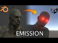 How to use Emission Maps in Blender and Unity