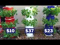 $10 Hydroponic Tower Garden Cheap & Easy