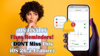 iOS 26.2 just dropped a productivity game-changer: the Urgent Reminders feature! 🚨