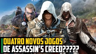 QUATRO NOVOS JOGOS de Assassin's Creed Kkkkkkkkkkkkkkkkkk