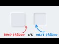 Drop Shadow VS Inset Shadow | @CodingTutorialsOfficial