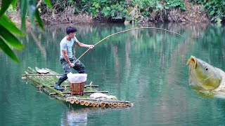 Making Bamboo rafts, Fishing streams & bringing fish to market sell, Gardening, taro harvest