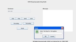 Audio Steganography Project in Java Report and PPT