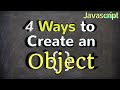 4 ways to create an Object in JavaScript | Object in JavaScript.