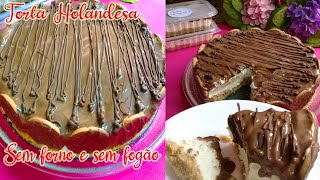 Torta Holandesa - Sem forno - Sem fogão - Sobremesa ideal para o Natal!