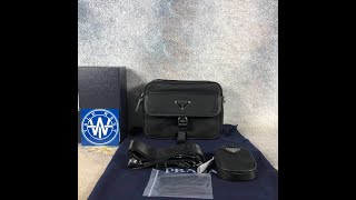 [QC] Prada Black Re Nylon cross body bag