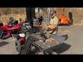 customer demonstration run and final thoughts with the wolfe ridge 28 pro log splitter