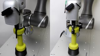 ロボットハンドでダンベルを把持してみた【ASPINA（シナノケンシ）】