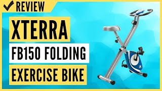 XTERRA Fitness FB150 Folding Exercise Bike, Silver, 31.5L x 18W x 45.3H in Review