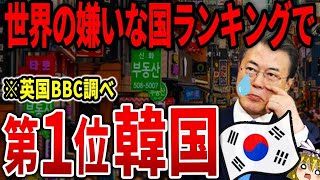 各国の意見が辛辣すぎたww嫌いな国ランキングで韓国が世界１位に【ゆっくり解説】