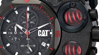 CAT WATCHES Men's DU16321128 DU 54 Analog Display Quartz Black Watch