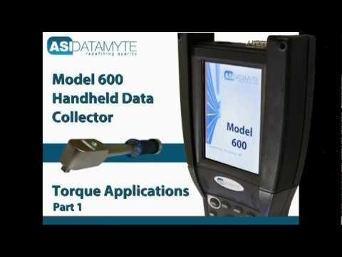 Model 600 Data Collector With Torque Applications Part 1 Youtube