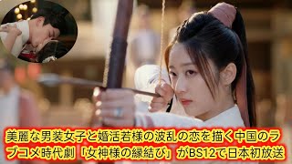 美麗な男装女子と婚活若様の波乱の恋を描く中国のラブコメ時代劇[Japan news]「女神様の縁結び」がBS12で日本初放送