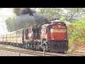 🌋ExTreme Smoking Double ALCos WDM 3D Chugging: Full Speed Diese Trains Sachkhand, Tapavan Exp