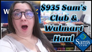 MASSIVE $935 Sam's Club \u0026 Walmart Haul