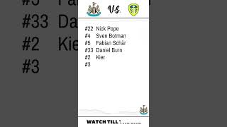 Newcastle United Predicted Lineup | Newcastle vs. Leeds Premier League Match Predictions