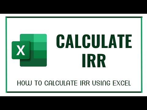 how to Calculate IRR using Excel how to Calculate IRR using Excel
