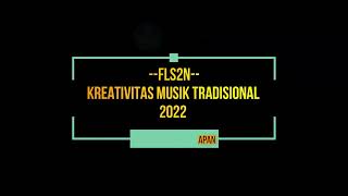 JUARA 1 LOMBA FLS2N KREATIVITAS MUSIK TRADISIONAL KOTA BALIKPAPAN 2022