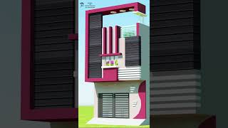 15 Feet House Front Design @PiyushPanchal